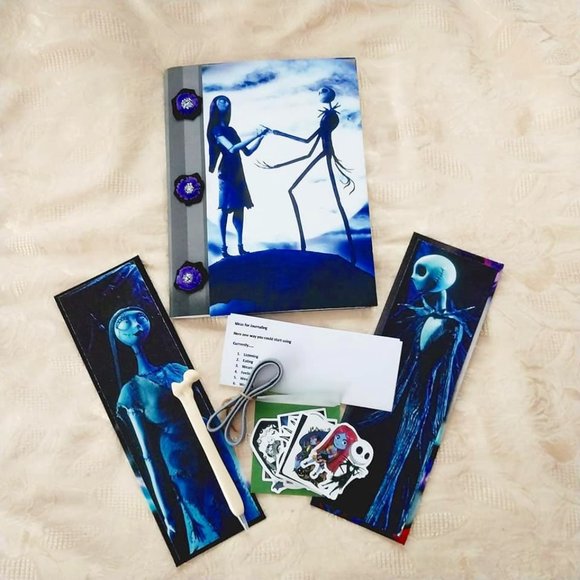 Nightmare Before Christmas Journal Handmade One of a Kind - Picture 1 of 7